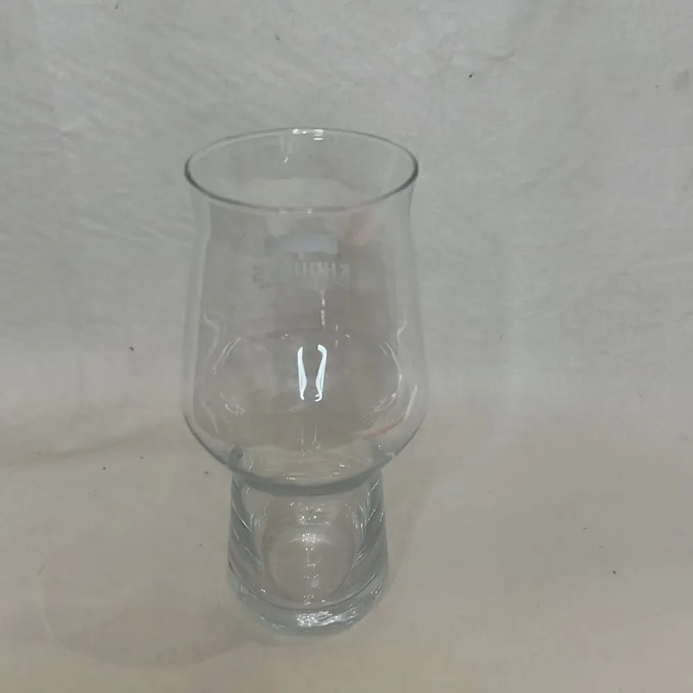 Khourys Bottle Shop Bar Beer Glass 16 Oz 6  1/2 In Tall 2 1/2 In Round 1 Only